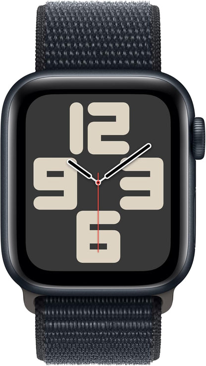 Apple Watch SE (2nd Gen) GPS + Cellular - 44mm - Midnight Aluminium Case with Midnight Sport Loop