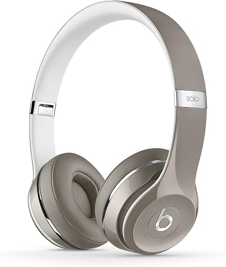 Dr. Dre Solo2 Wired On-Ear Headphones- Silver