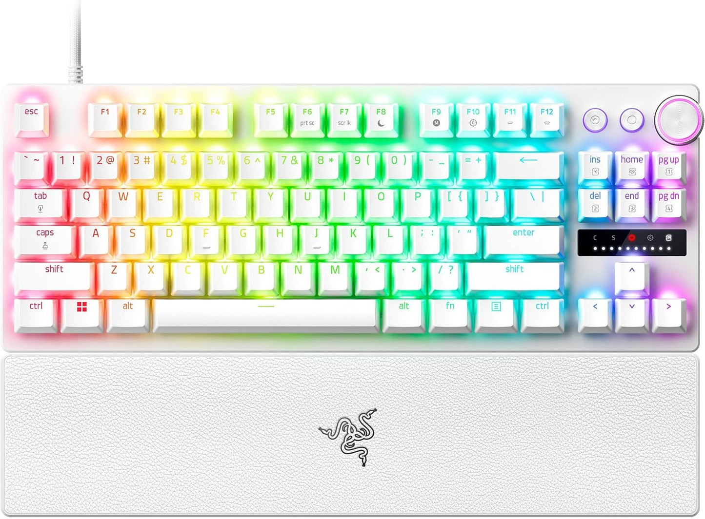 Razer Huntsman V3 Pro TKL Optical Esports Gaming Keyboard - White