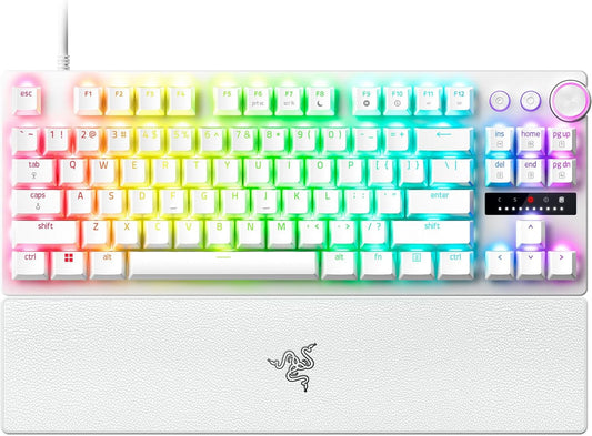 Razer Huntsman V3 Pro TKL Optical Esports Gaming Keyboard - White