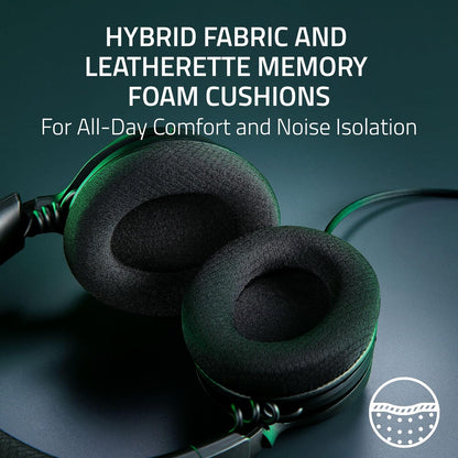 Razer Kraken V4 X Wired Gaming Headset with Chroma RGB - Black