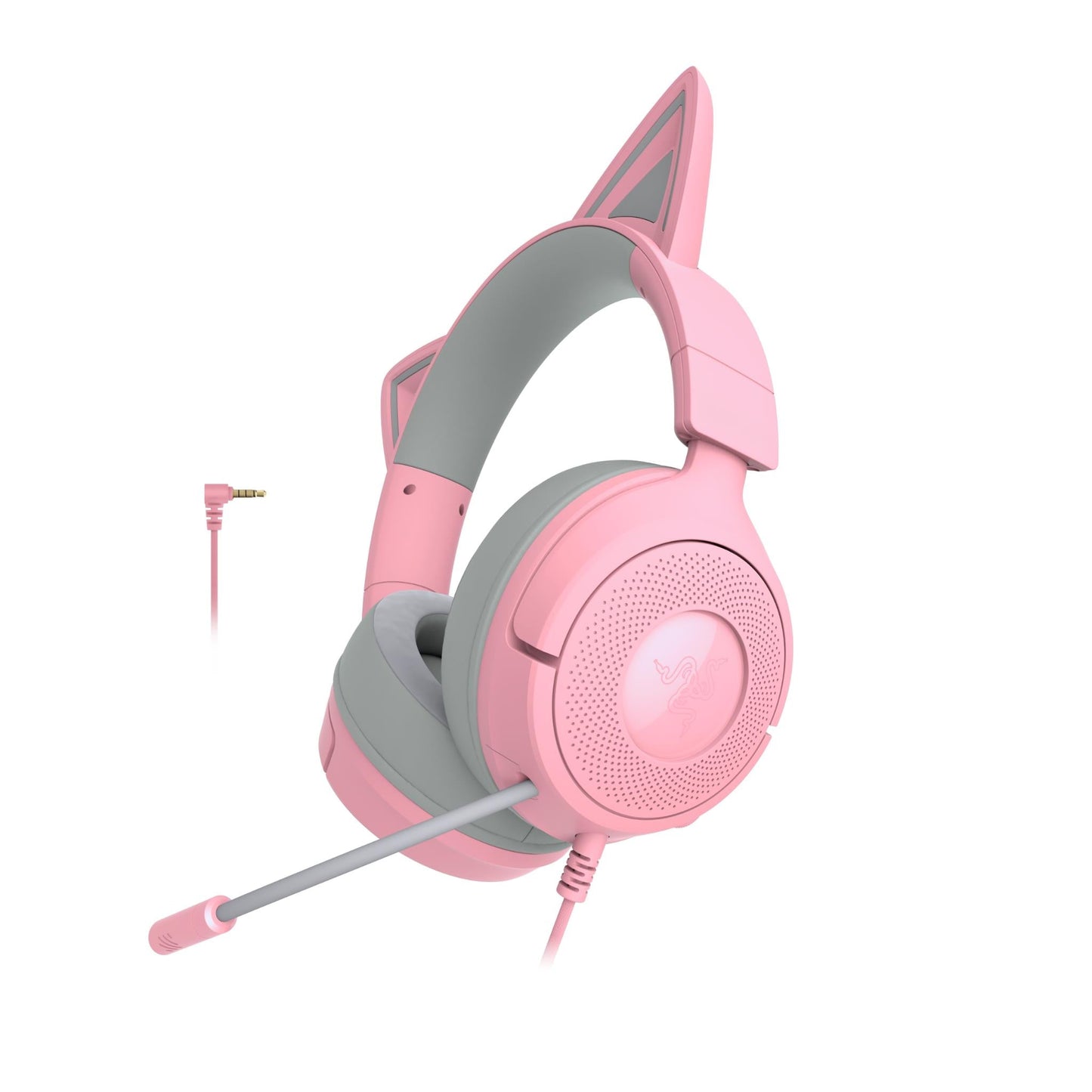 Razer Kraken Kitty V3 X Wired Gaming Headset (with Kitty Ears) - Quartz