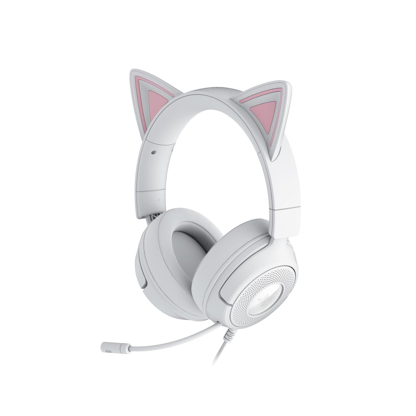 Razer Kraken Kitty V3 X Wired Gaming Headset (with Kitty Ears) - White