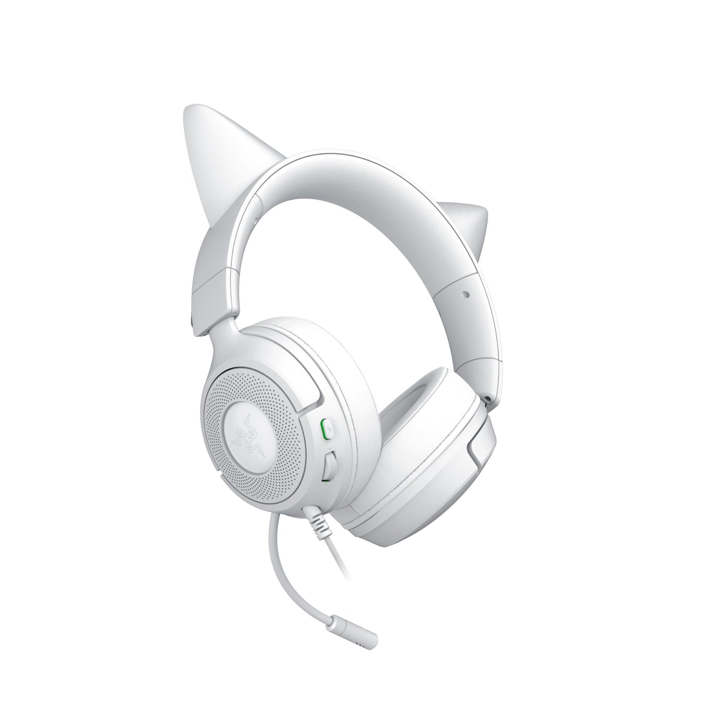 Razer Kraken Kitty V3 X Wired Gaming Headset (with Kitty Ears) - White