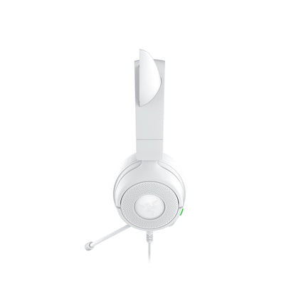Razer Kraken Kitty V3 X Wired Gaming Headset (with Kitty Ears) - White