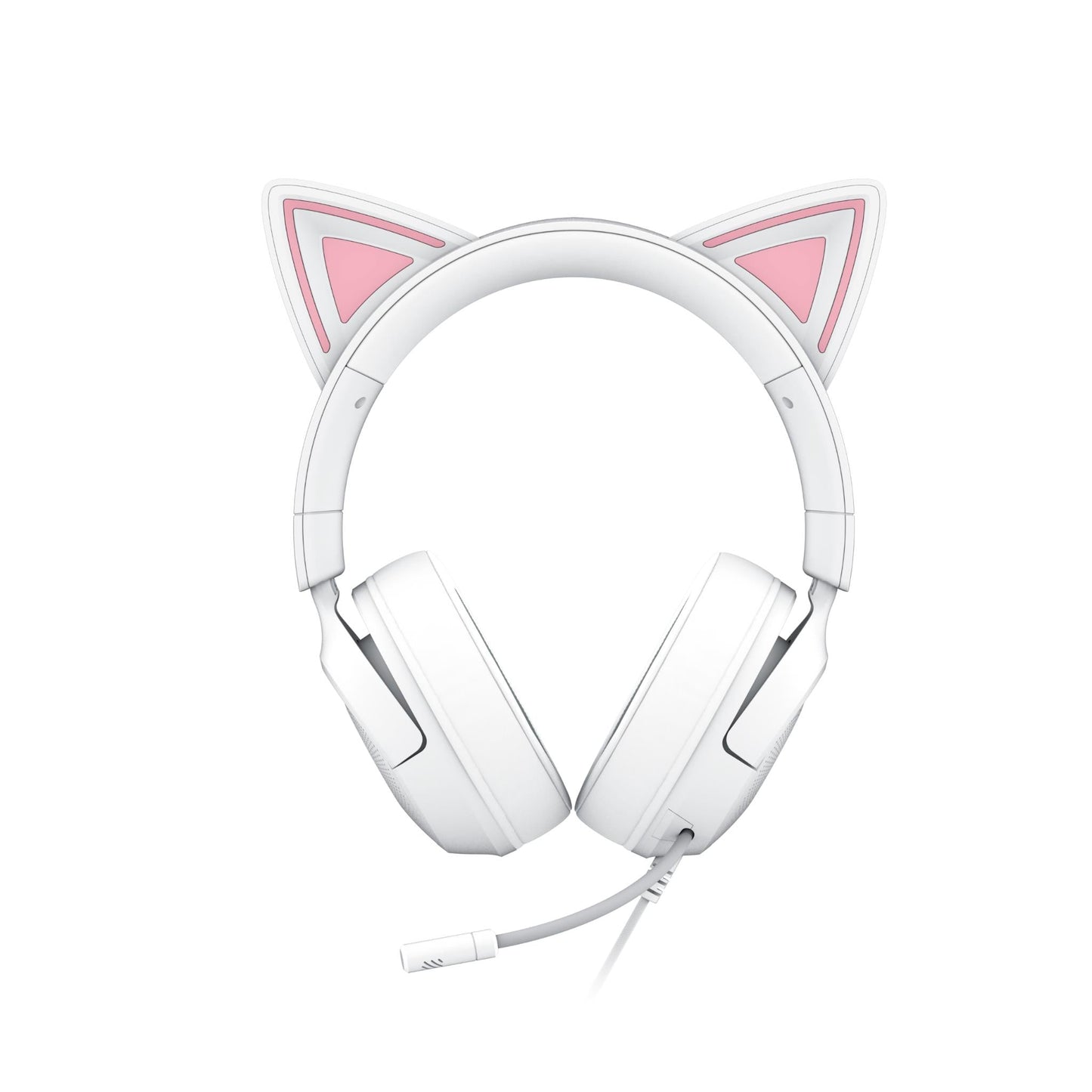 Razer Kraken Kitty V3 X Wired Gaming Headset (with Kitty Ears) - White