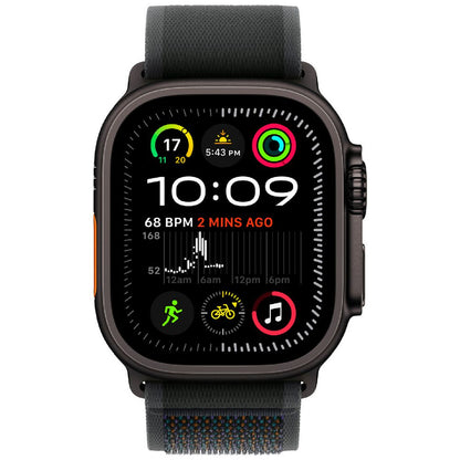 Apple Watch Ultra 2 (49mm) GPS + Cellular - Black Titanium Case - Black Trail Loop (M/L)