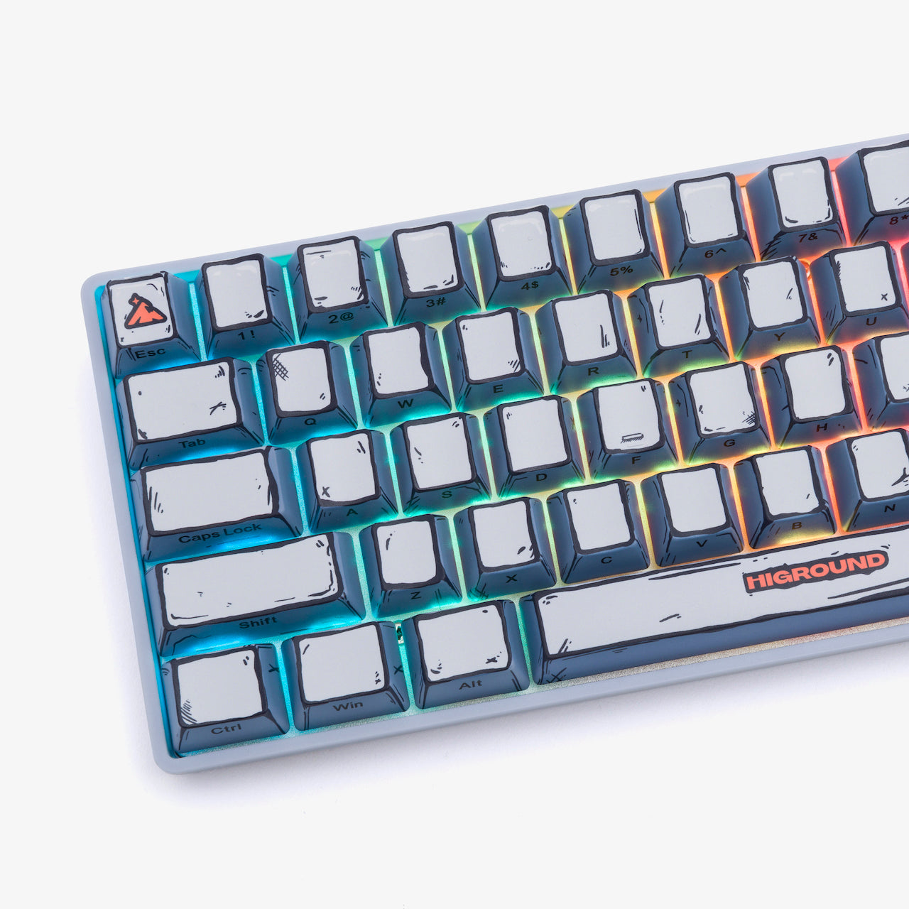 Higround CELSHADE Basecamp 65+ Keyboard - Grey