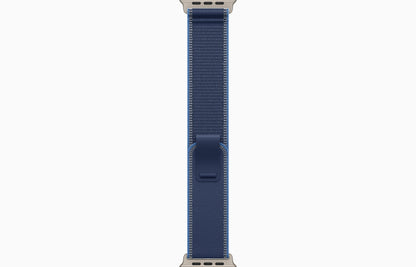 Apple Watch Ultra 3 GPS + Cellular - 49mm - Natural Titanium Case with Blue / Bright Blue Trail Loop (M/L)