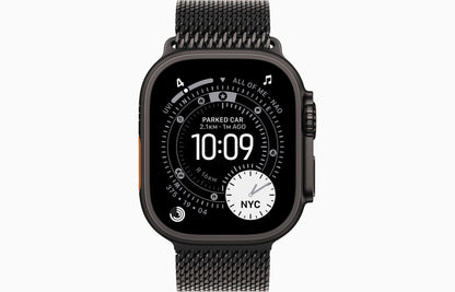 Apple Watch Ultra 2 GPS + Cellular - 49mm - Black Titanium Case with Black Titanium Milanese Loop (M)