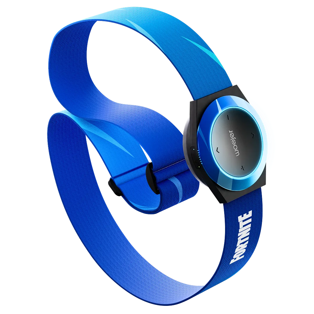 Woojer STRAP 3 - Fortnite Blue Edition - Wearable Haptic Body Strap for VR, Gaming & Music
