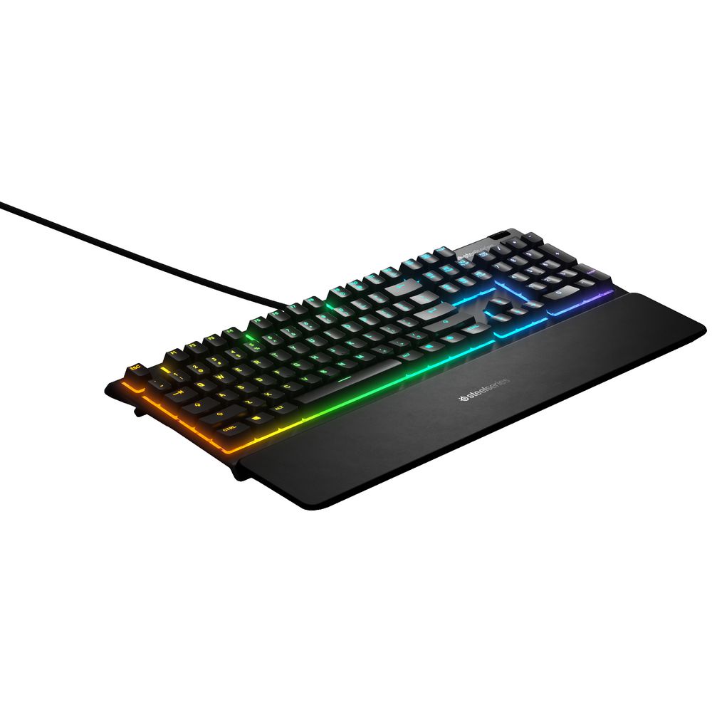SteelSeries Apex 3 Wired Gaming Keyboard with RGB Back Lighting - Black