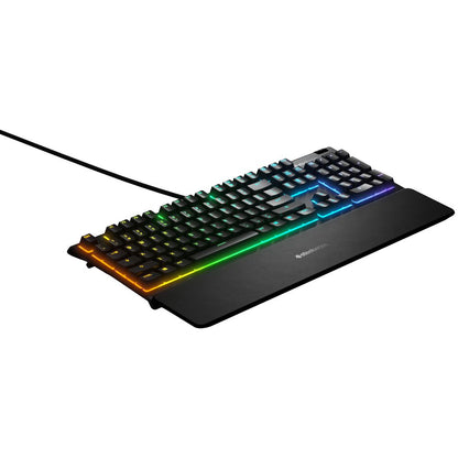 SteelSeries Apex 3 Wired Gaming Keyboard with RGB Back Lighting - Black