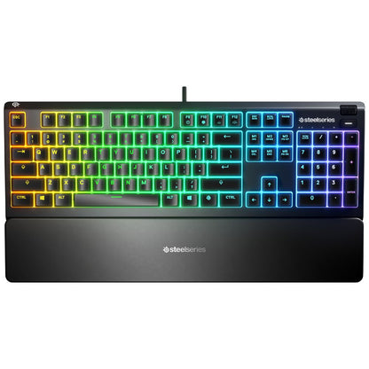 SteelSeries Apex 3 Wired Gaming Keyboard with RGB Back Lighting - Black