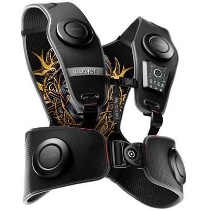 Woojer VEST 3 - Fortnite Edition Special Gamer Bundle - Wearable Haptic Vest for Immersive VR, Gaming & Music