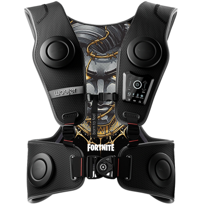 Woojer VEST 3 - Fortnite Edition Special Gamer Bundle - Wearable Haptic Vest for Immersive VR, Gaming & Music