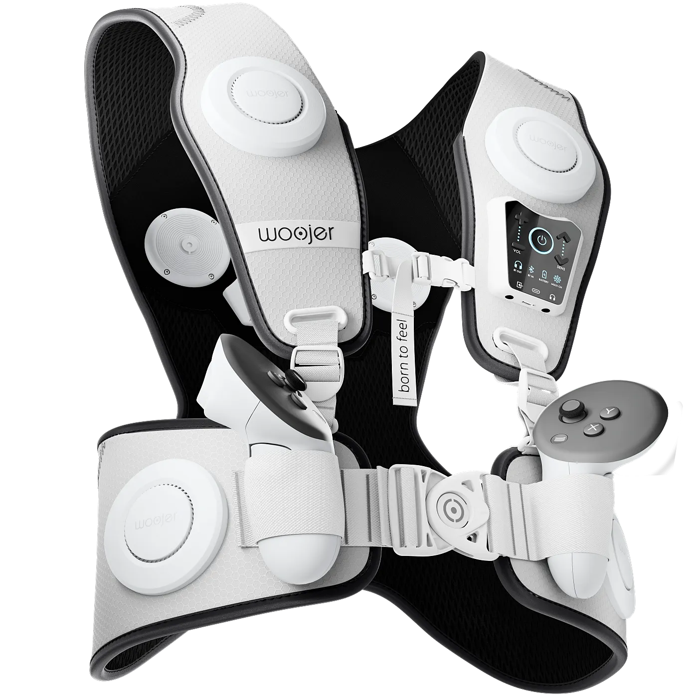 Woojer VEST 3 - Made for Meta Special Gamer Bundle - Wearable Haptic Vest for Immersive VR, Gaming & Music