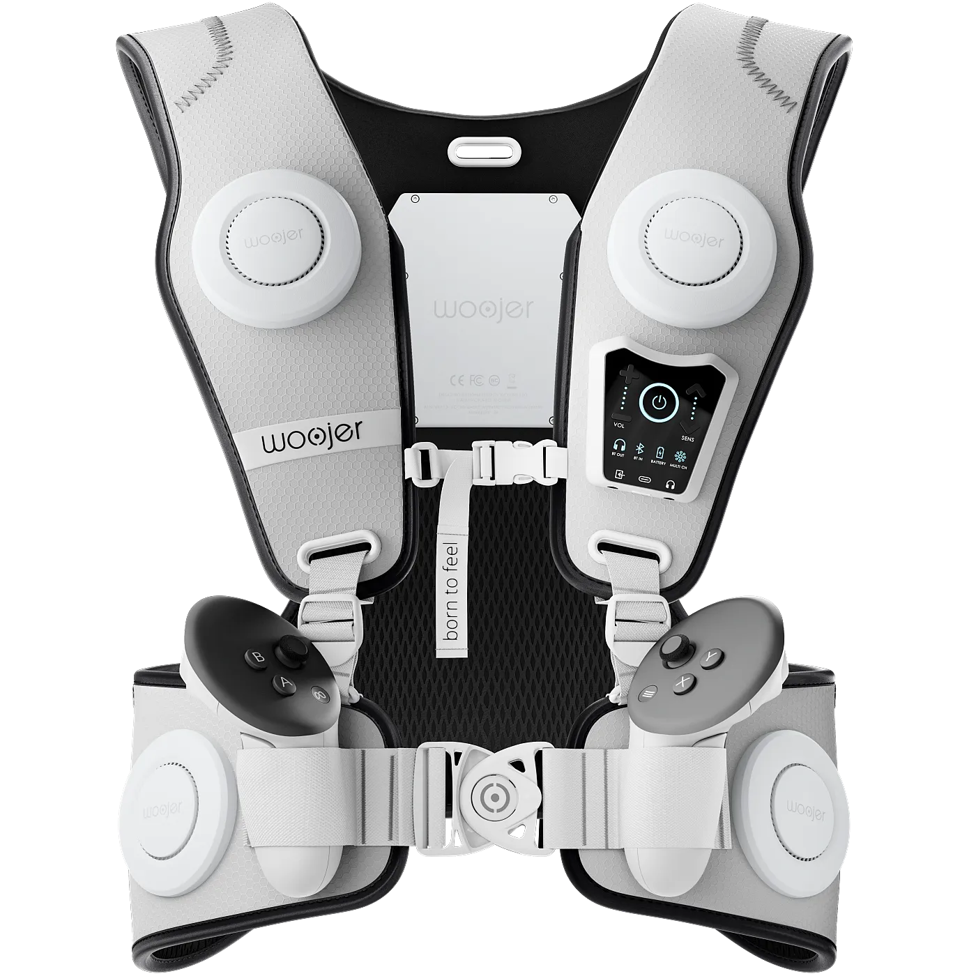 Woojer VEST 3 - Made for Meta Special Gamer Bundle - Wearable Haptic Vest for Immersive VR, Gaming & Music
