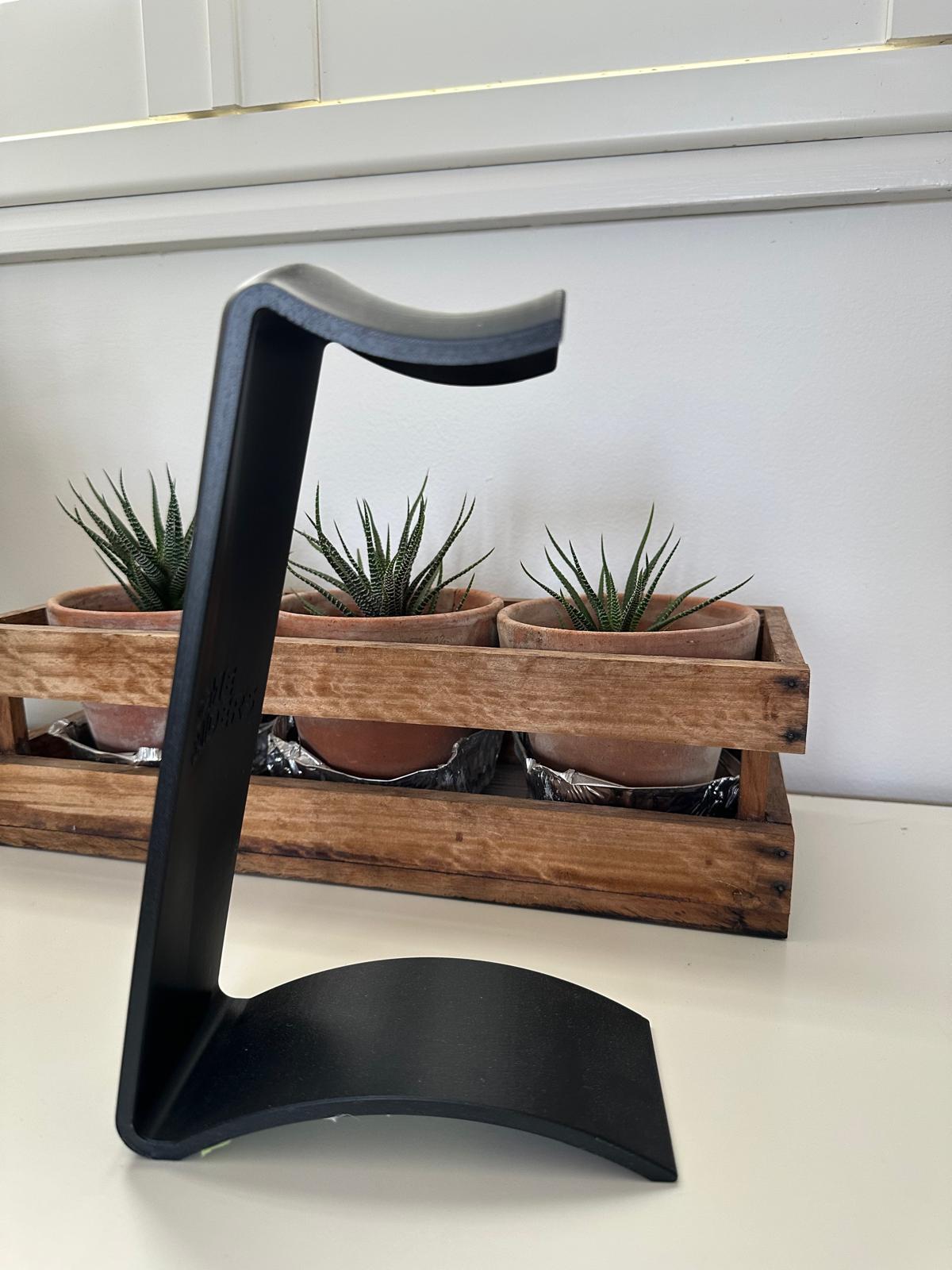 Headset Stand – 3D Printed with Recycled PLA – Black