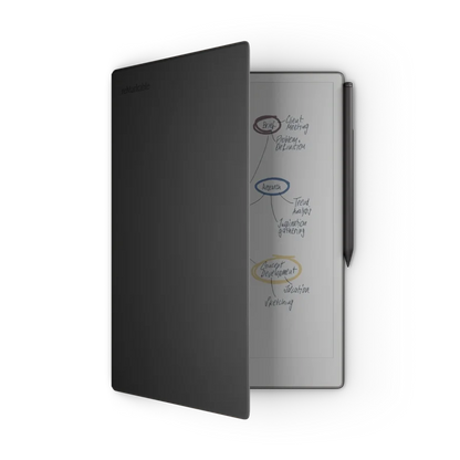 reMarkable Paper Pro 11.8" Tablet Bundle with Marker Plus and Black Leather Book Folio