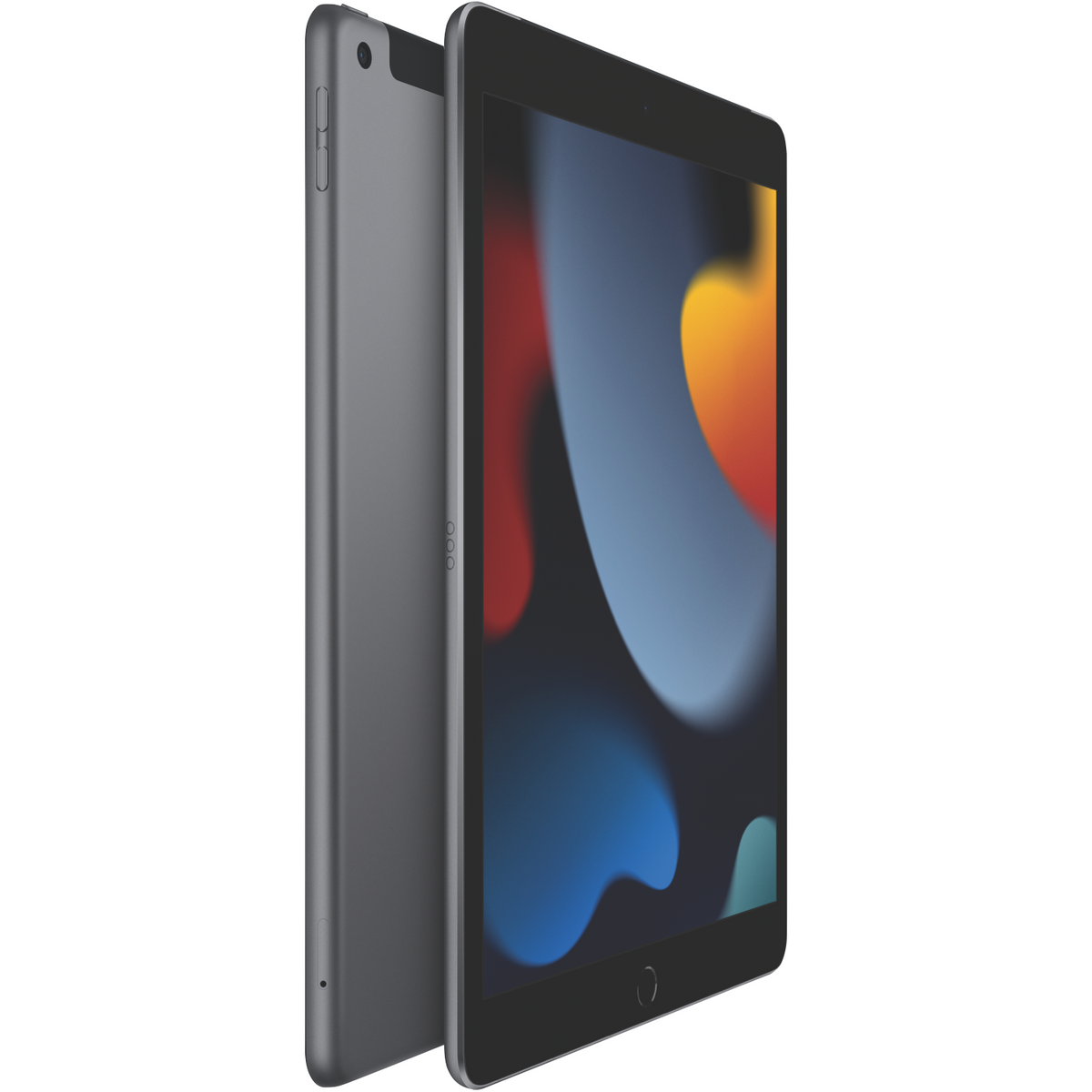 Apple iPad 9th Gen Space Grey, front angled view