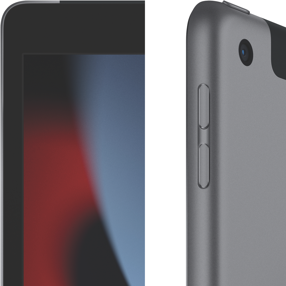 Apple iPad 9th Gen Space Grey, rear camera close-up