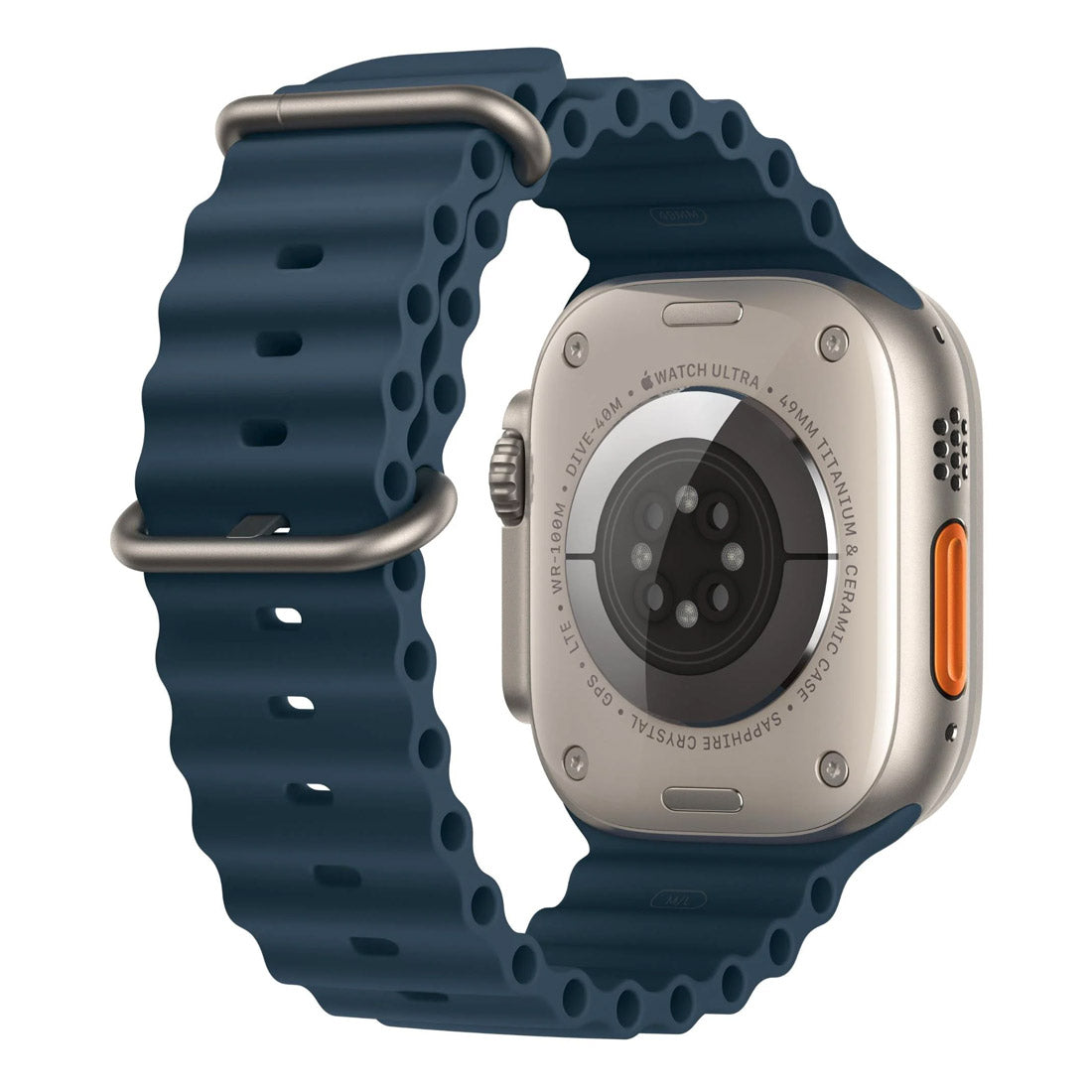 Apple Watch Ultra 2 (GPS + Cellular) 49mm - Natural Titanium - Blue Ocean Band