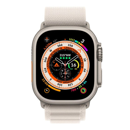Apple Watch Ultra (GPS + Cellular) 49mm - Titanium - Starlight Alpine Loop (Medium)