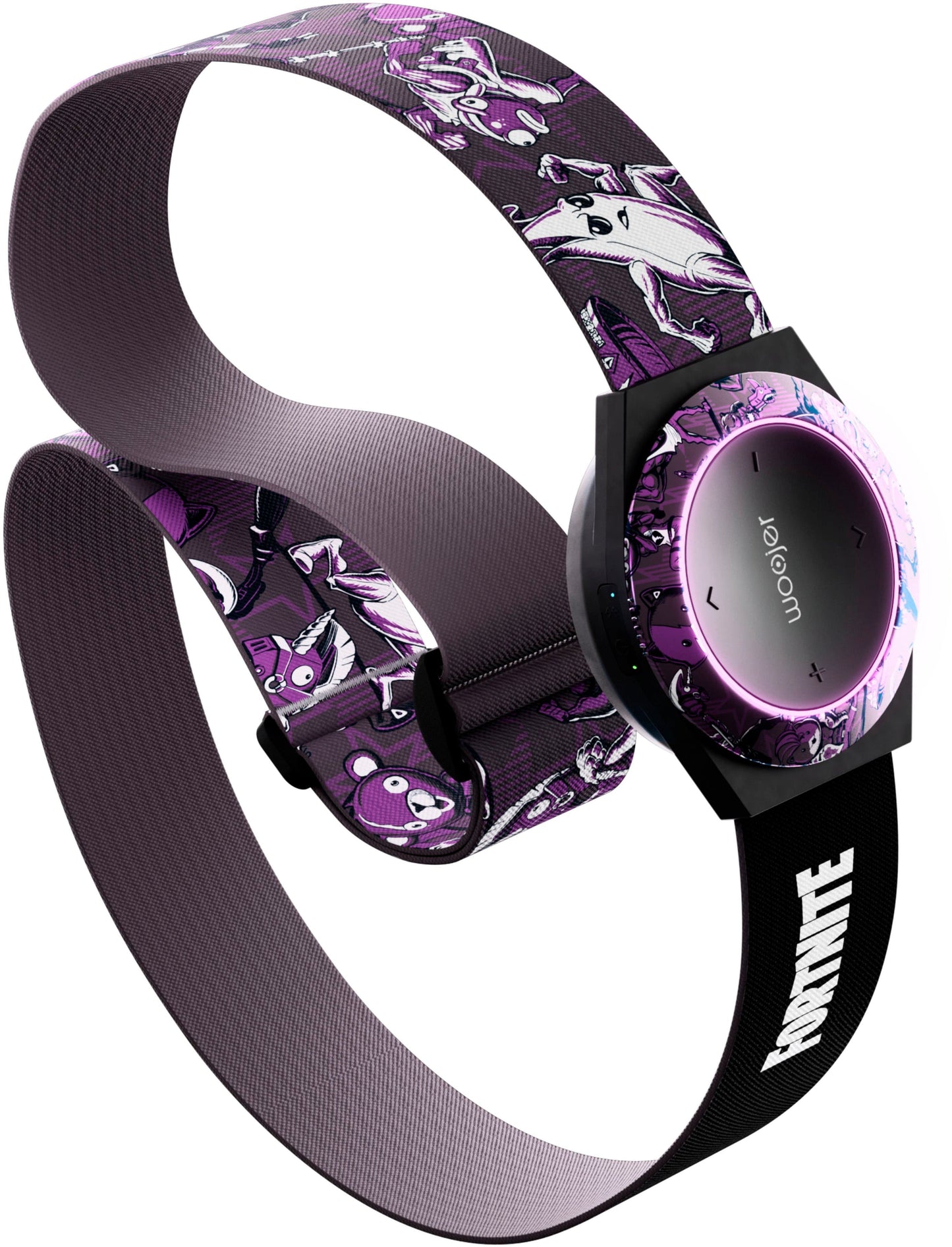 Woojer STRAP 3 - Fortnite Throwback Purple - Wearable Haptic Body Strap for VR, Gaming & Music