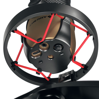 CHERRY UM 9.0 PRO RGB USB Microphone - Black/Copper