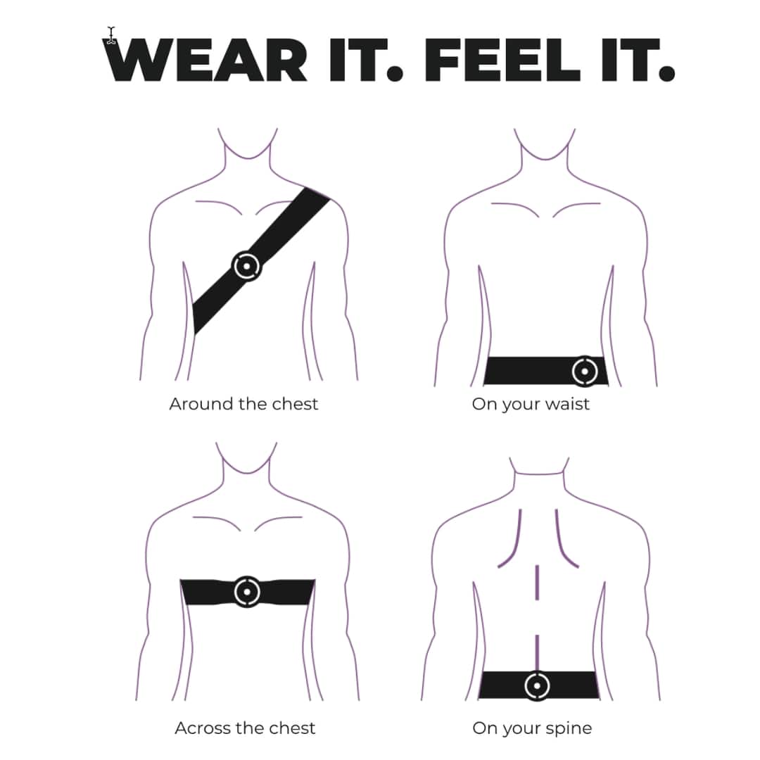 Woojer STRAP 3 - Fortnite Throwback Purple - Wearable Haptic Body Strap for VR, Gaming & Music