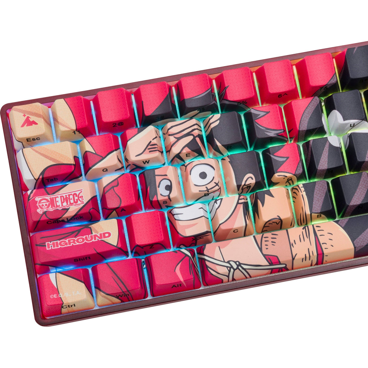 Higround x One Piece Basecamp 65 keyboard, Luffy Edition, view 6