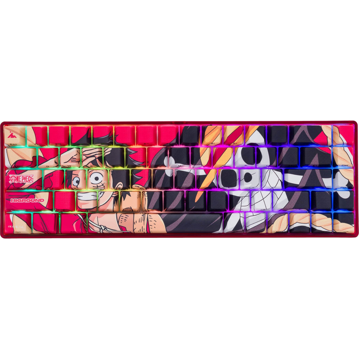 Higround x One Piece Basecamp 65 keyboard, Luffy Edition