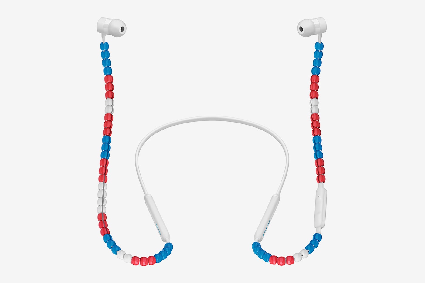 Beats X Wireless In-Ear Earphones- Sacai True White