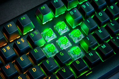 Razer BlackWidow V3 Mechanical Gaming Keyboard - Green Switch - Quartz / Pink