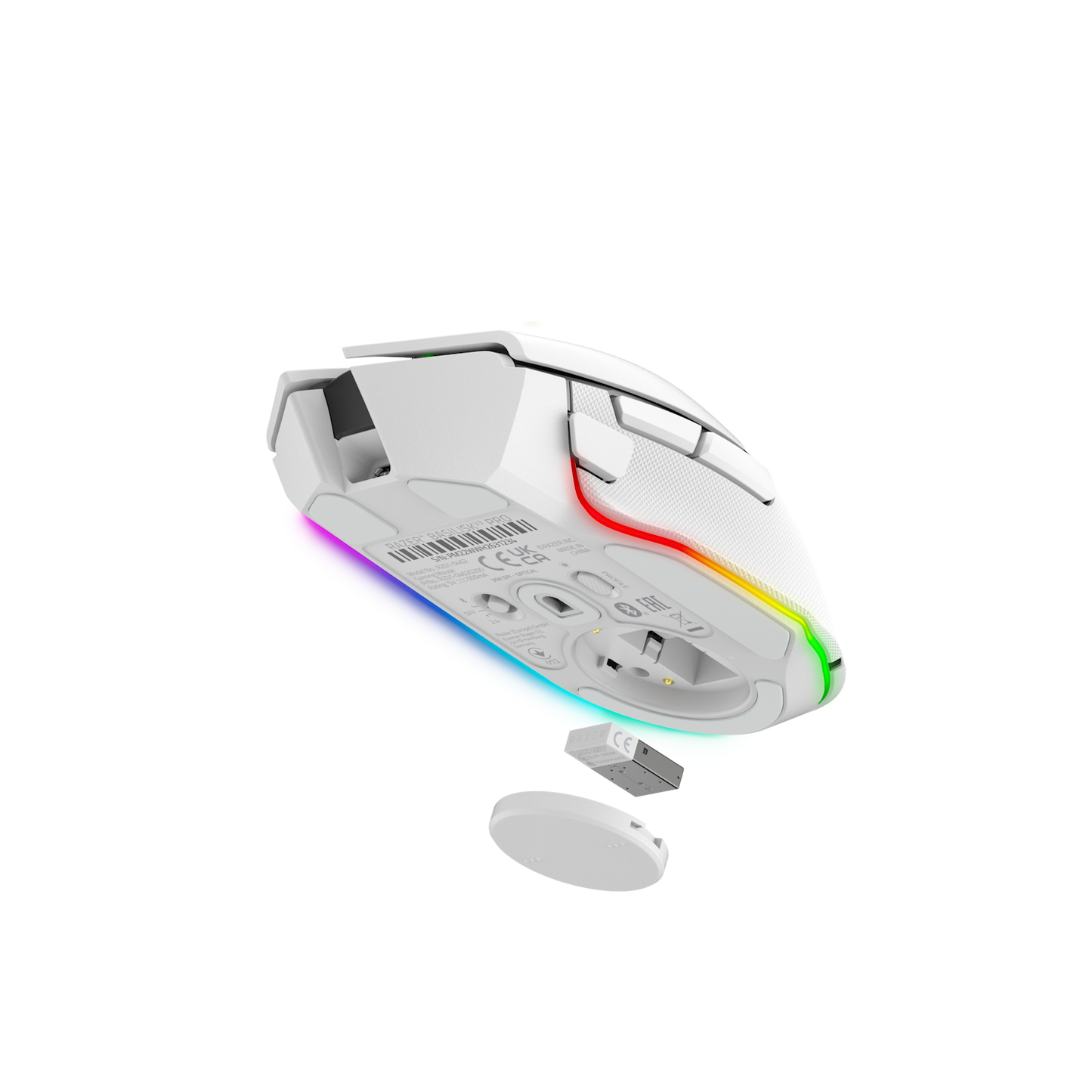Razer Basilisk V3 Pro Customizable Wireless Gaming Mouse - White