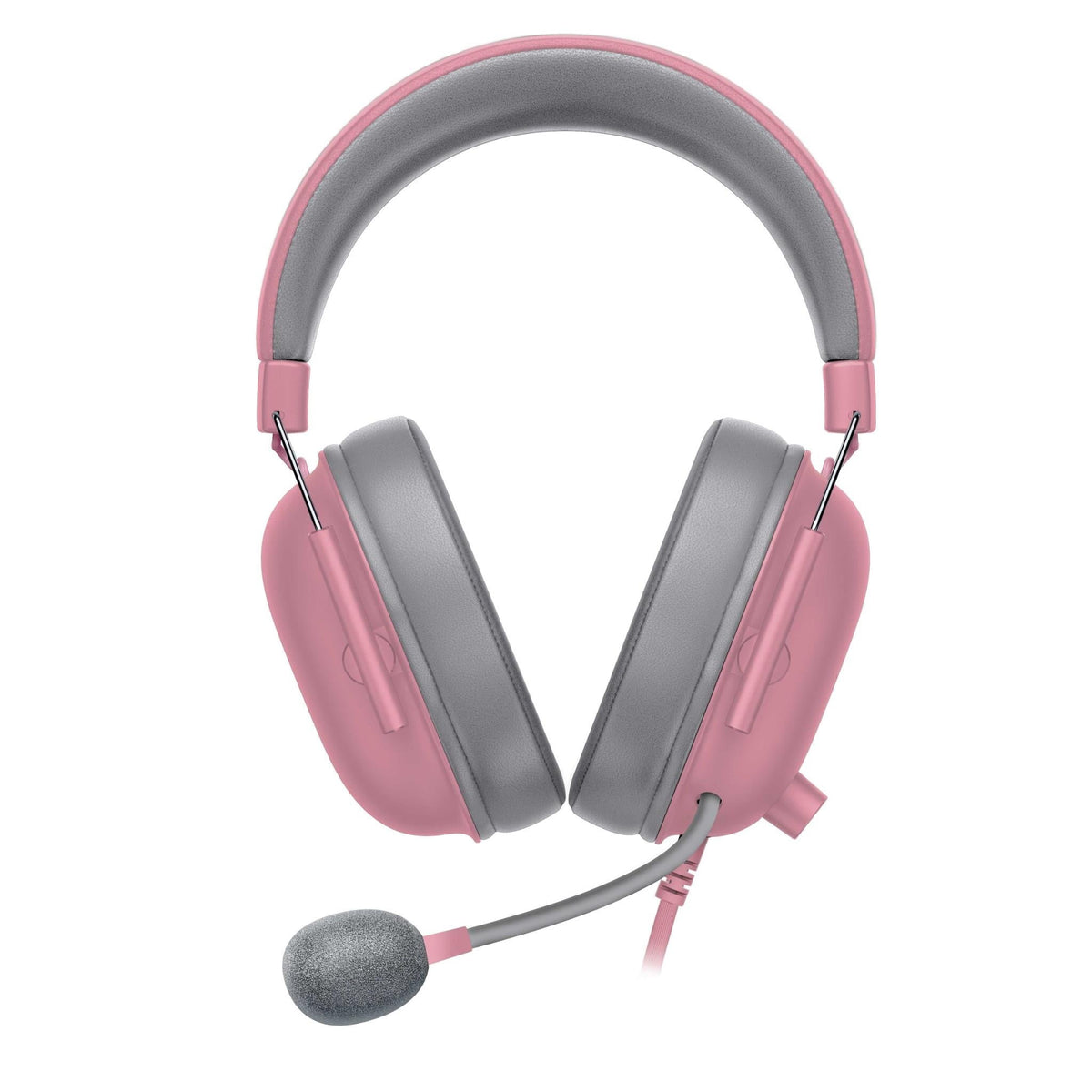 Razer BlackShark V2 X quartz pink wired gaming headset, view 3