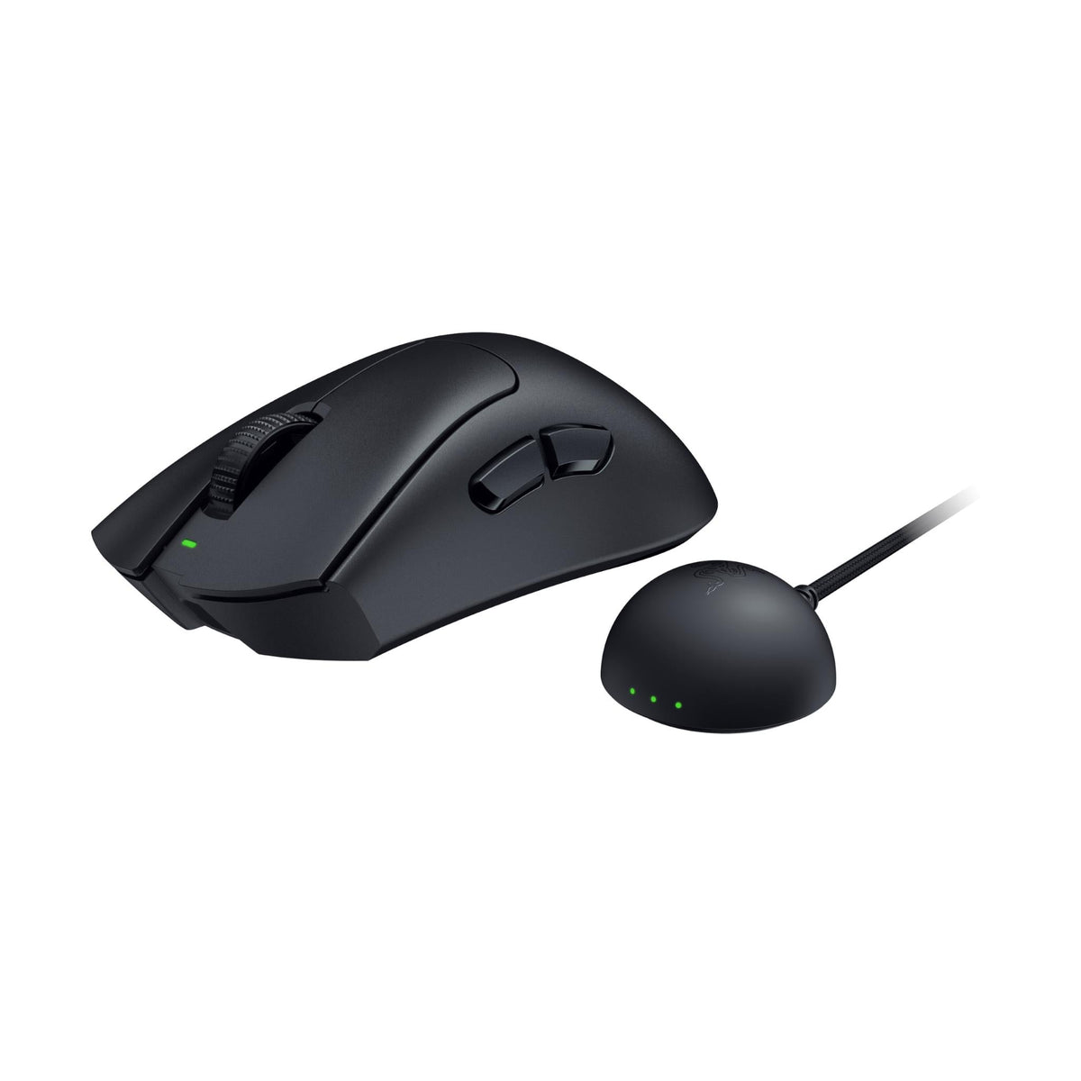Razer DeathAdder V4 Pro black wireless gaming mouse, view 5