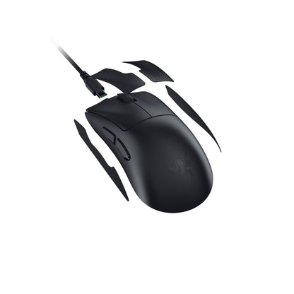 Razer DeathAdder V4 Pro black wireless gaming mouse, view 6