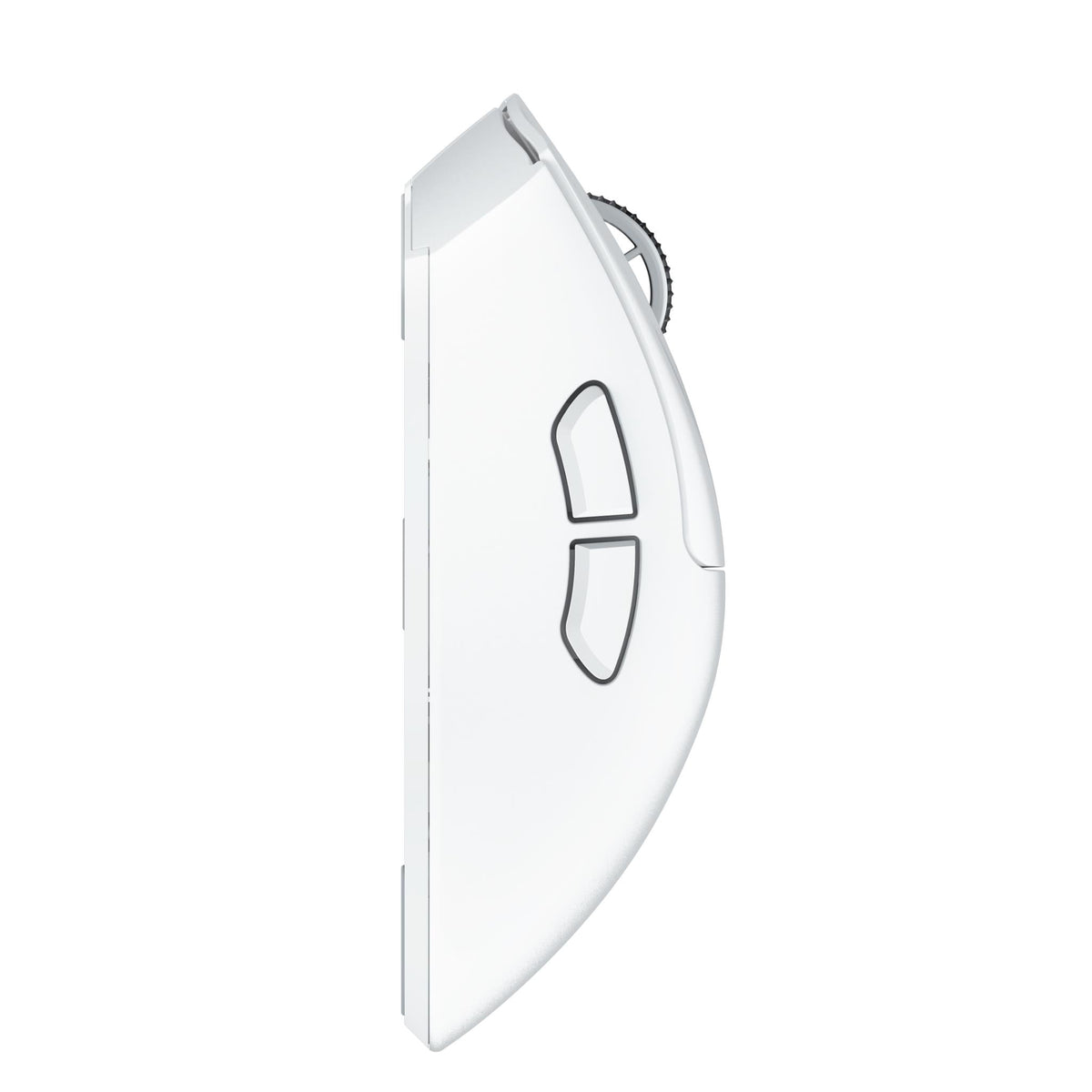 Razer DeathAdder V4 Pro white wireless gaming mouse, view 3