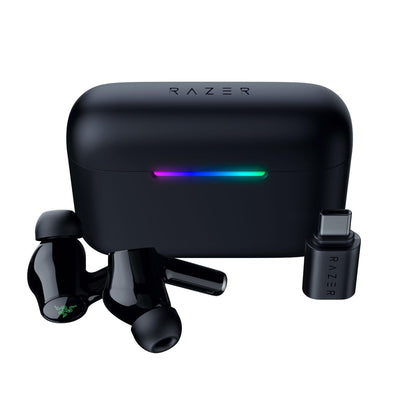 Razer Hammerhead V3 HyperSpeed wireless gaming earbuds in black