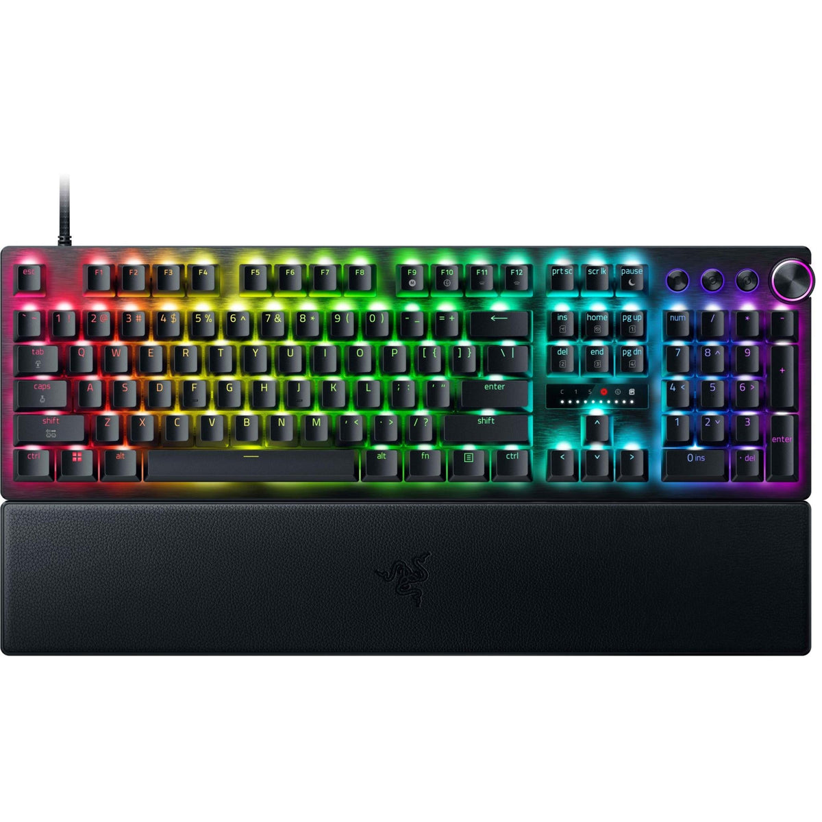 Razer Huntsman V3 Pro 8KHz analog optical gaming keyboard in black