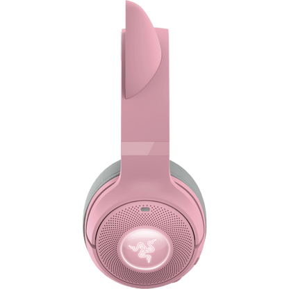 Razer Kraken Kitty V2 BT quartz pink wireless headset, view 3