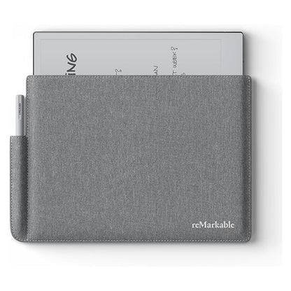 reMarkable 2 10.3" Paper Tablet Bundle with Grey Folio Sleeve and Marker Basic