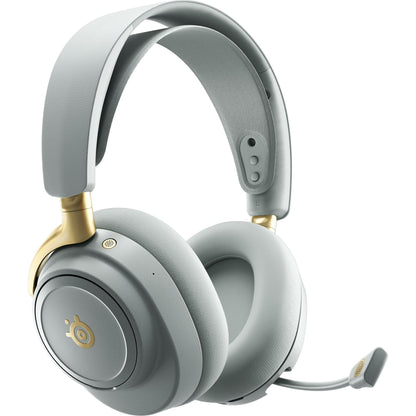 SteelSeries Arctis Nova Elite sage and gold wireless gaming headset, view 4
