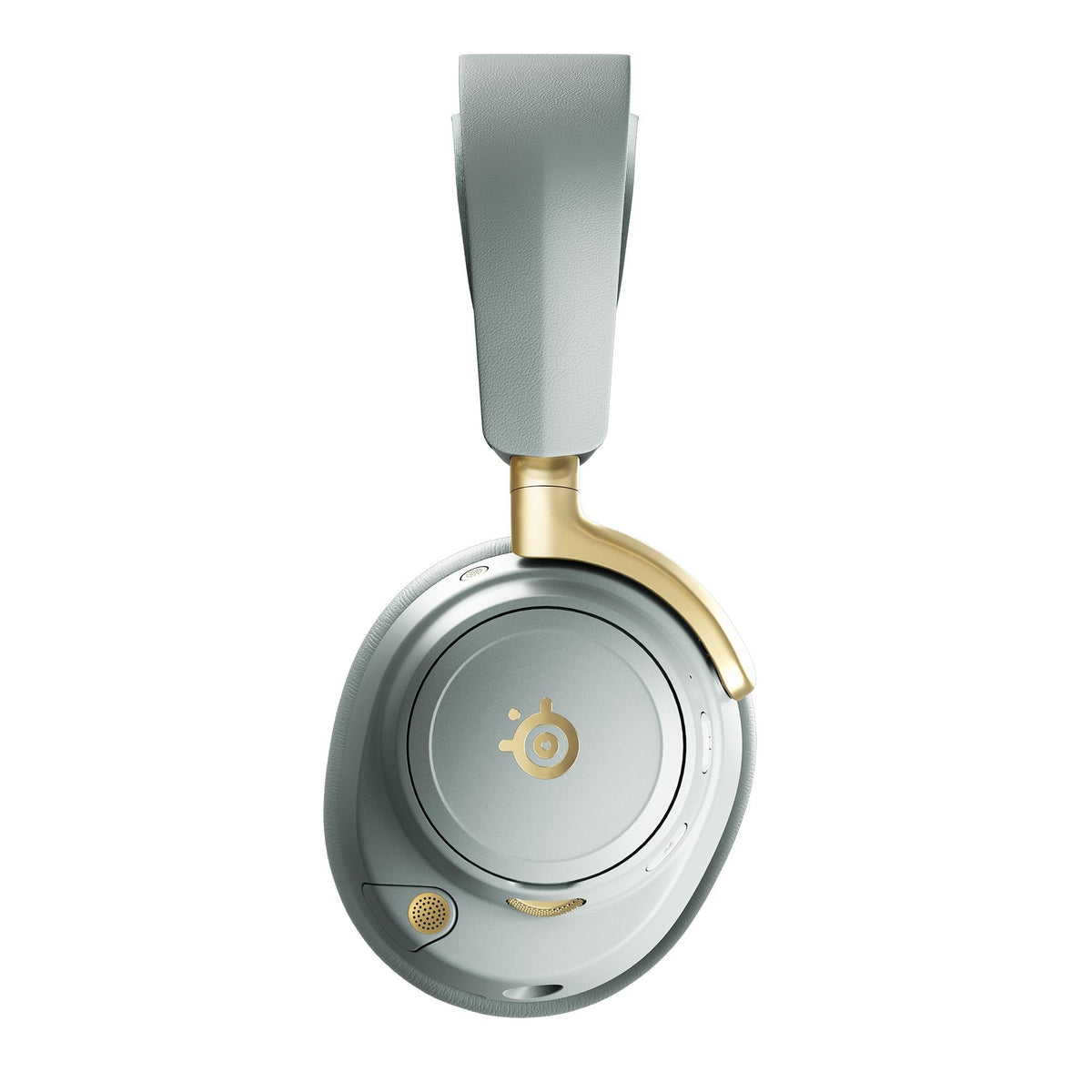 SteelSeries Arctis Nova Elite sage and gold wireless gaming headset, view 5