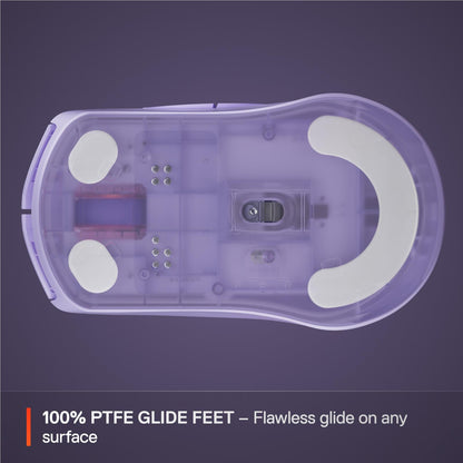 SteelSeries Rival 3 Wireless Gen 2 lavender gaming mouse, view 6