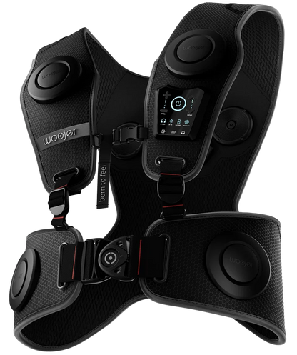 Woojer VEST 3 - Wearable Haptic Vest for Immersive VR, Gaming & Music - Black